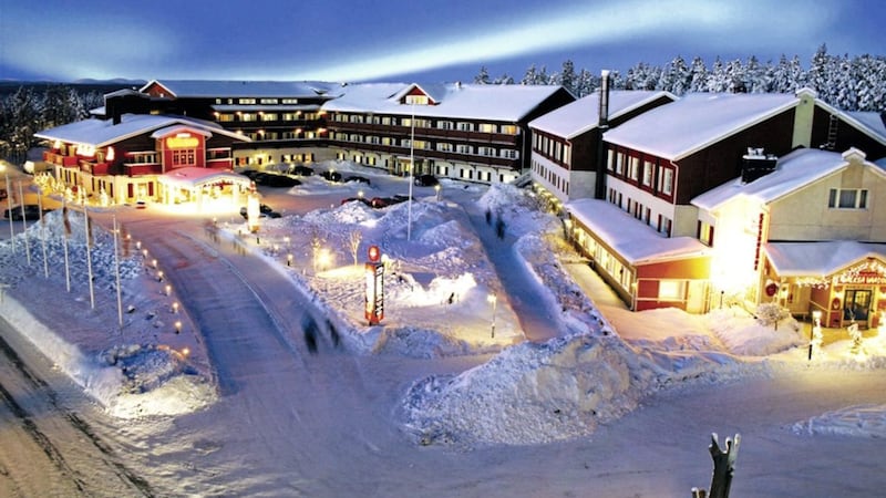 The Crazy Reindeer hotel in the Finnish winter resort of Levi, deep inside the Artic Circle 