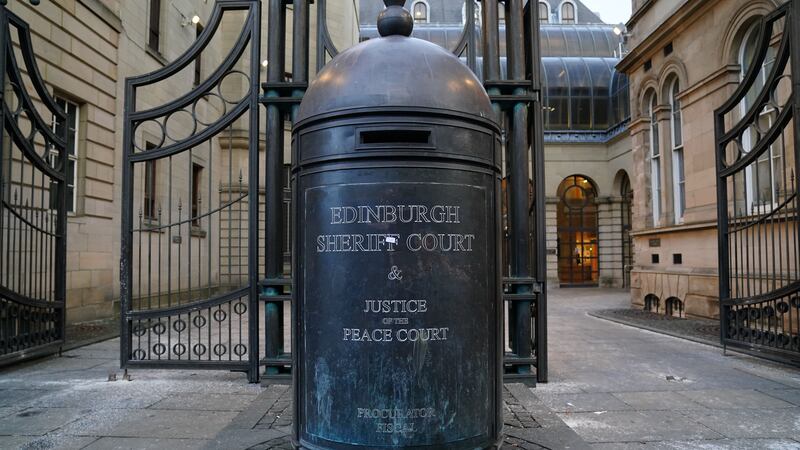 Vincent Reynouard appeared at Edinburgh Sheriff Court for further consideration of his upcoming extradition hearing (PA)