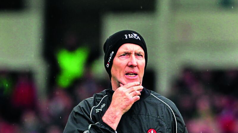 &nbsp;Barton's&nbsp;young Derry side was taught a harsh lesson by Tyrone in Saturday night&rsquo;s Dr McKenna Cup final.