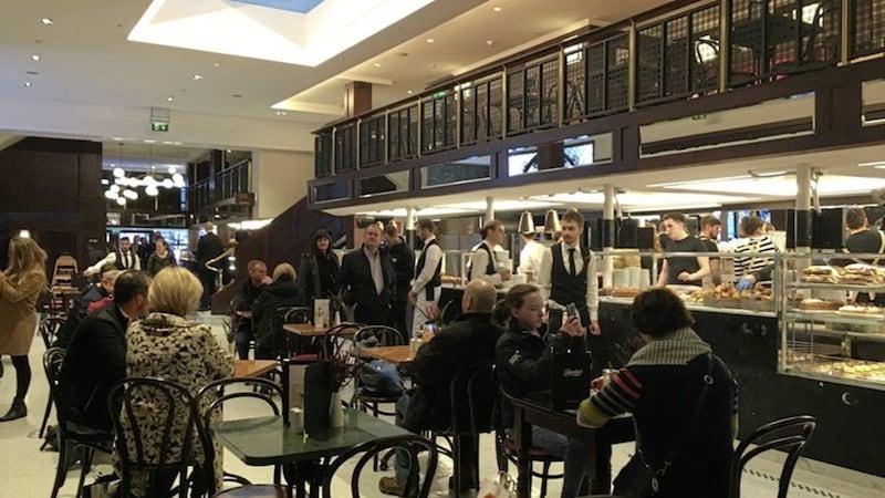 Bewley&#39;s Cafe on Grafton Street in Dublin reopened its doors to customers yesterday following a top-to-bottom renovation which cost &euro;12 million. Photo courtesy of RTE 