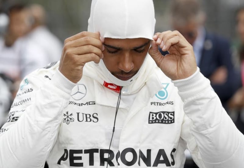 Lewis Hamilton during the 2017 British Grand Prix