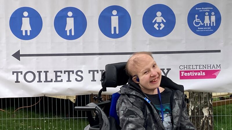 Student Sam Vestey believes the wheelchair icon featured on blue badges and disabled parking bays is outdated and has launched an alternative logo (National Star/PA)
