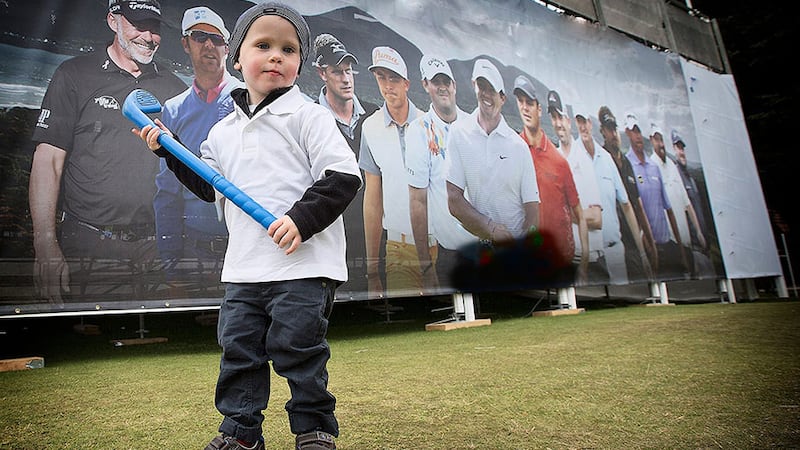 Sevie Trowlen (2) is hoping to follow in Rory McIlroy's footsteps