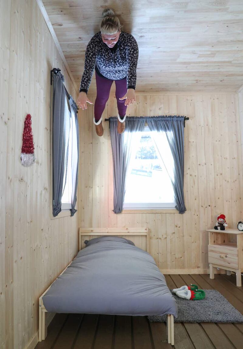 Take a look inside this gravity-defying Upside Down House – The Irish News
