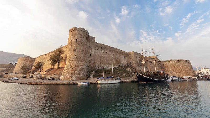 The castle in Kyrenia harbour, Northern Cyprus 