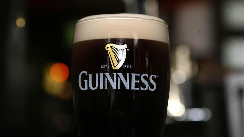 A pint of draft Guinness.