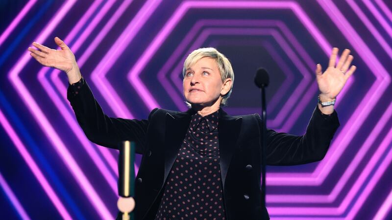 In her acceptance speech, Ellen DeGeneres paid tribute to her staff on the programme.