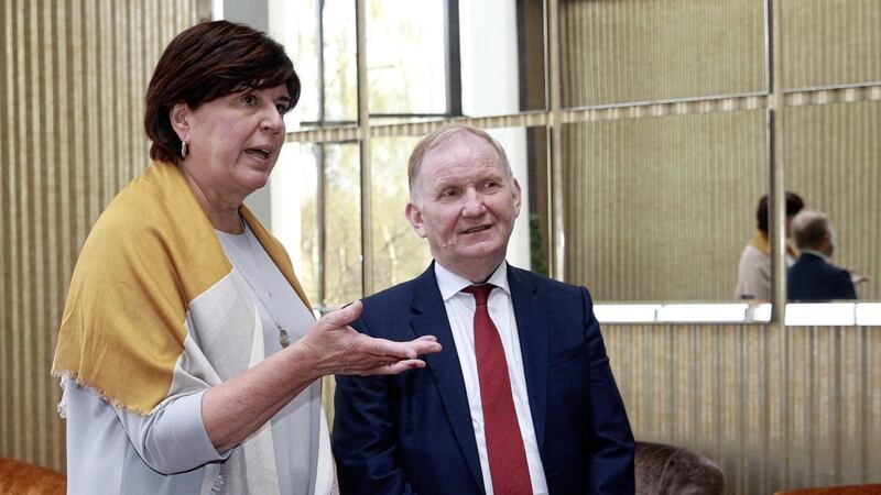 Lynda Wilson, Director of Barnardo&rsquo;s NI with Lord Morrow, guest speaker at the launch of Barnardo&#39;s Independent Guardian Service. Picutre by Bill Smyth 