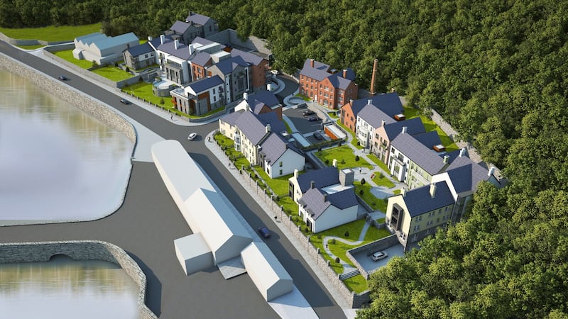 An image of the proposed development along the Shore Road in Rostrevor. 