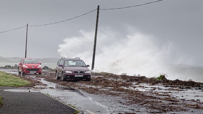 Hundreds have been left without power as a storm sweeps across the north