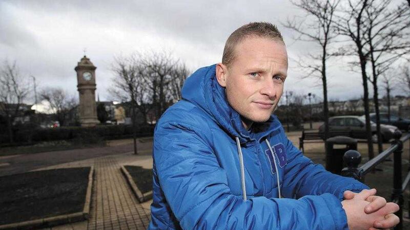Jamie Bryson has received criticism from flag protesters after calling on loyalists to cancel a planned vigil on St Patrick&#39;s Day. Picture by Hugh Russell 