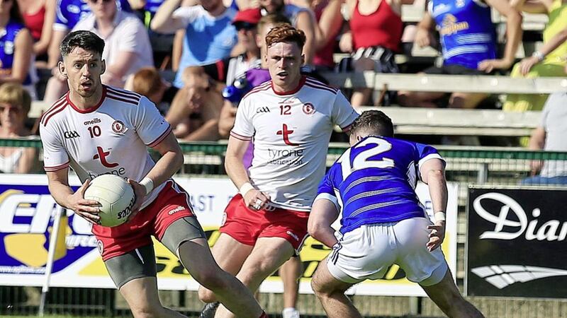 Mattie Donnelly&#39;s positioning at full-forward was one of the key elements behind Tyrone&#39;s improvement last weekend. 