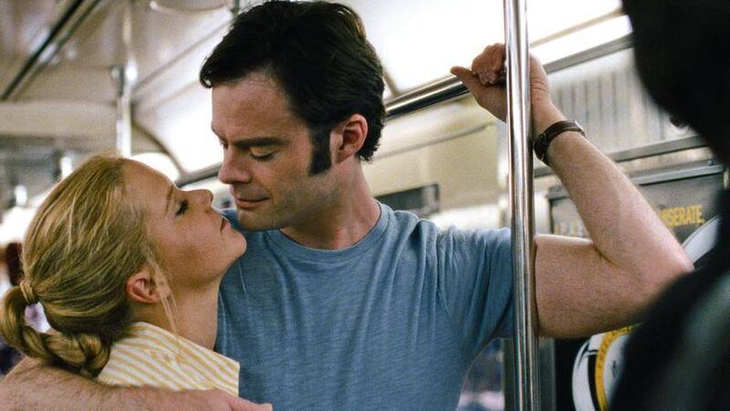 Amy Schumer and Bill Hader in Trainwreck 
