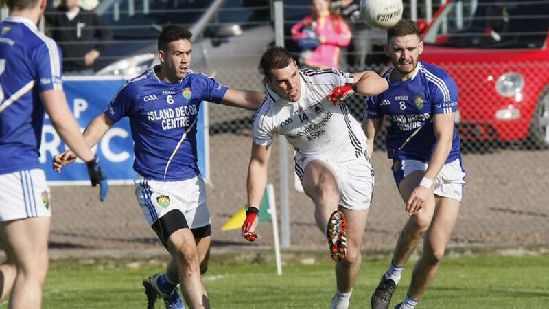 P&aacute;draig Hampsey and Danny McNulty fought out a ferocious battle over two games &nbsp;