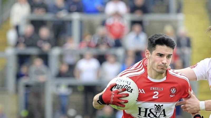 Niall Keenan is one of a number of talented youngsters who have broken into Derry&#39;s senior side 
