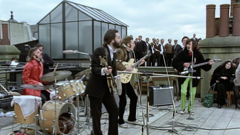 The Beatles: Get Back features Ringo Starr, Paul McCartney, John Lennon and George Harrison as we&#39;ve never seen them before. Picture courtesy of Apple Corps Ltd 