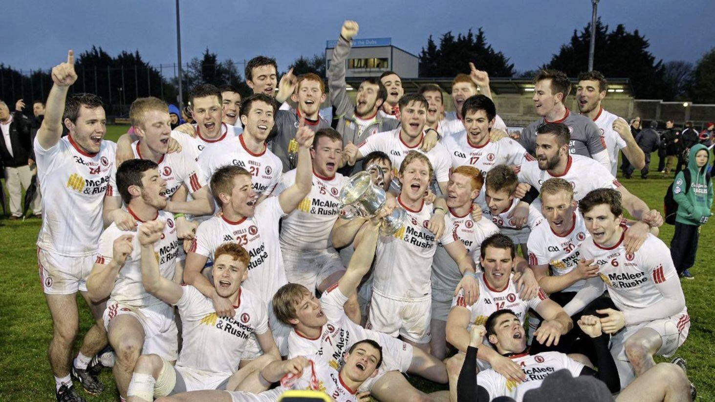 The Tyrone U21 All-Ireland winning team of 2015 which now backbones the senior team as they aim for the Sam Maguire