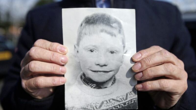 Patrick Rooney (9) was shot dead by the RUC in August 15 1969. Picture by Mal McCann 