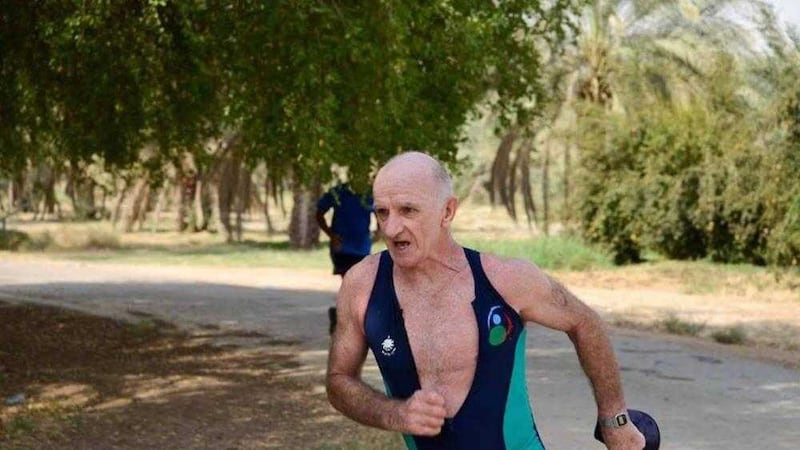 Paul McParland collapsed as he competed in an endurance race in Saudi Arabia 