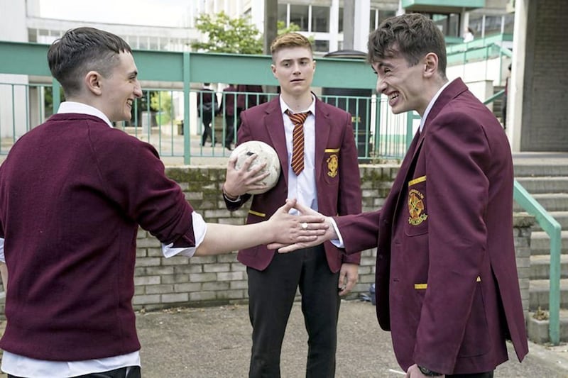 Conor (Levi O&#39;Sullivan), Tommy (Oliver Anthony) and Mick (Nathan Quinn-O&#39;Rawe) 