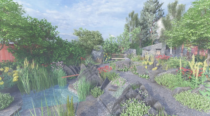 The design for the Terrence Higgins Trust Bridge to 2030 Garden. (RHS)