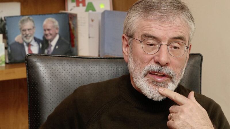 During his time as Sinn F&eacute;in president Gerry Adams has survived several murder bids. Picture by Niall Carson/PA Wire 