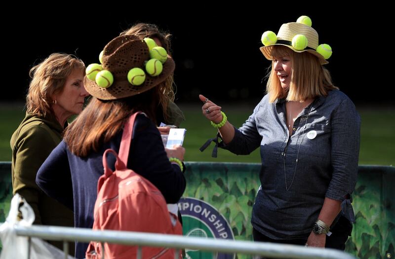 Campers in the queue ahead of day one of the Wimbledon Championships