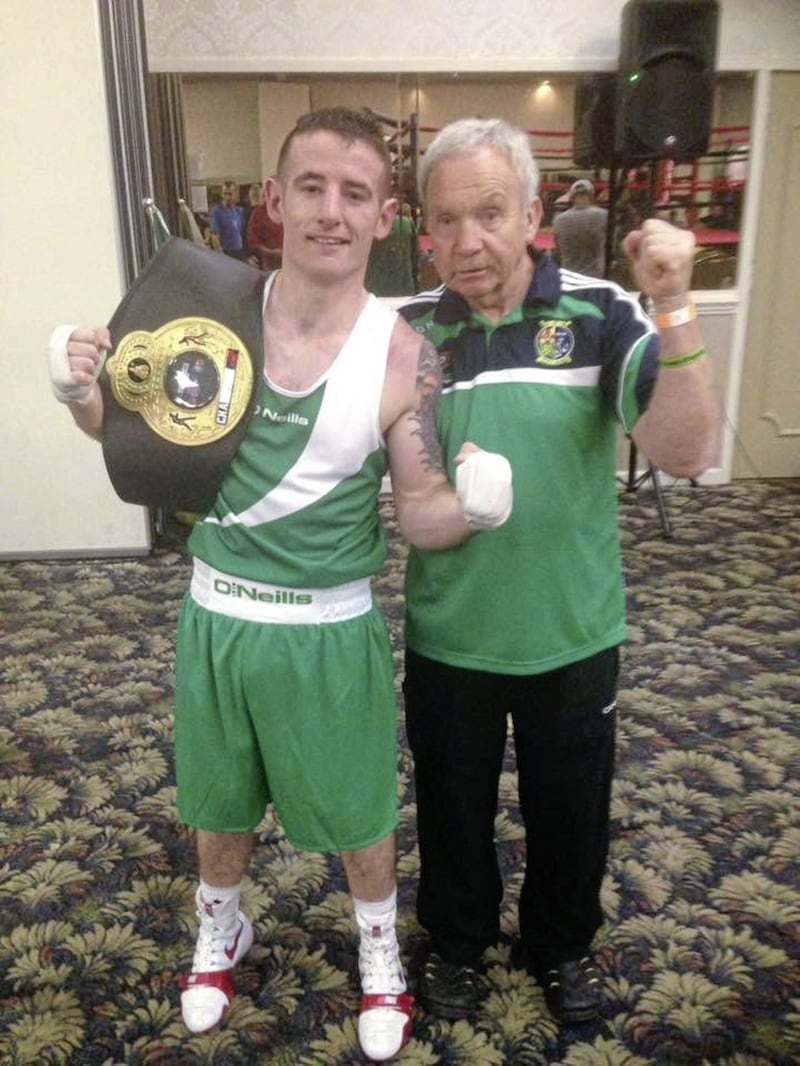 Raphoe welterweight Dennis Lafferty and Peter O&#39;Donnell 