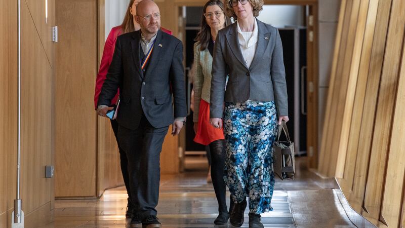 Scottish Green co-leaders Lorna Slater and Patrick Harvie are no longer ministers