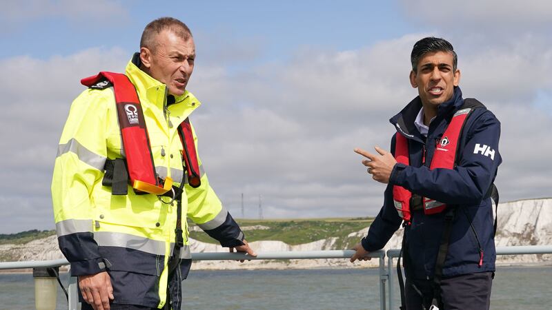 Prime Minister Rishi Sunak has pledged to ‘stop the boats’ ahead of the next general election (Yui Mok/PA)