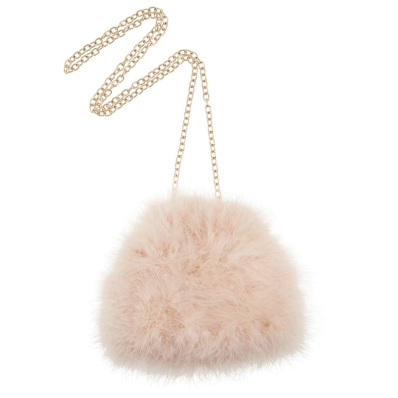 River Island Pink Feather Shoulder Bag, &pound;24