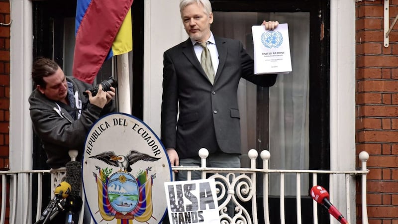 WikiLeaks founder Julian Assange has been living at the Ecuadorian embassy in London for nearly five years 