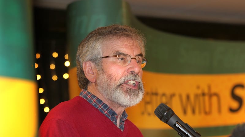 Gerry Adams remarks are the latest in a series of verbal ultimatums from senior Sinn F&eacute;in figures aimed at the DUP leader. Picture by Margaret McLaughlin