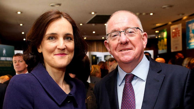 Secretary of State Theresa Villiers and the Republic&#39;s Minister for Foreign Affairs Charlie Flanagan are at odds over what may happen to the Irish border in the event of a Brexit  