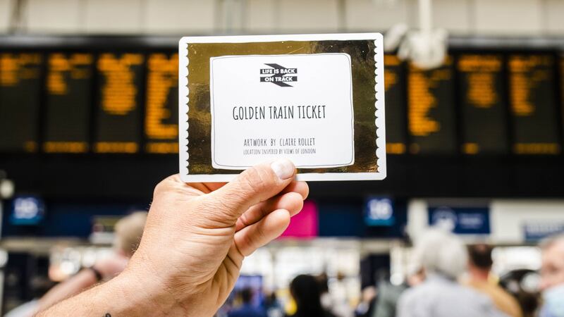Twelve lucky competition winners will be entitled to free rail travel across Britain for a year.