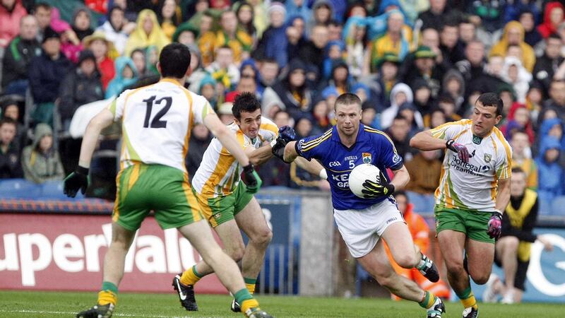 Tom&aacute;s &Oacute; S&eacute; in action against Donegal during the 2012 All-Ireland SFC quarter-final &nbsp;