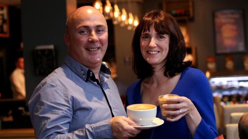 Ground Espresso Bars owners Karen and Darren Gardiner 