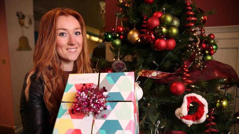 Sinead Dowds, who has launched a Christmas shoebox appeal for homeless people in Belfast Picture by Mal McCann 
