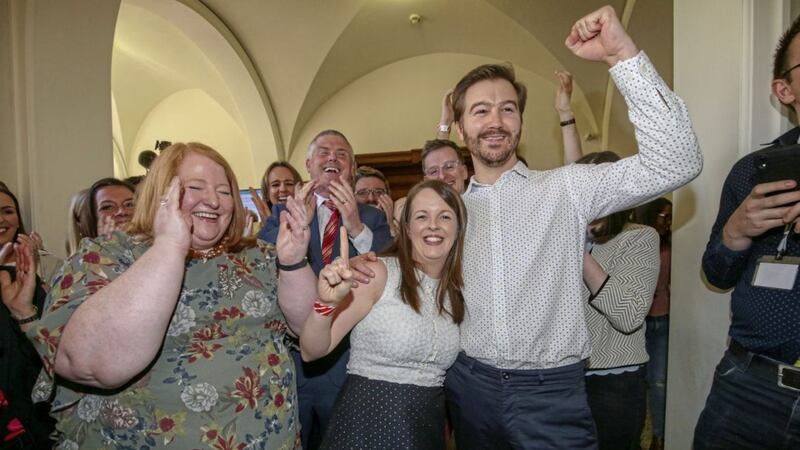 The Alliance Party&#39;s success in last week&#39;s council elections shows that the DUP and Sinn F&eacute;in must move to the centre if they are to grow their own votes. Picture by Matt Mackey/Press Eye 