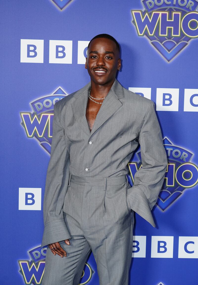 Ncuti Gatwa arriving for the premiere of Doctor Who in London