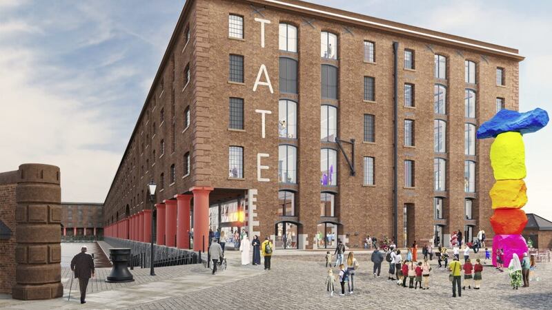 Design drawings for the &pound;29.75 million transformation of Tate Liverpool, which will be led by Gilbert-Ash. 