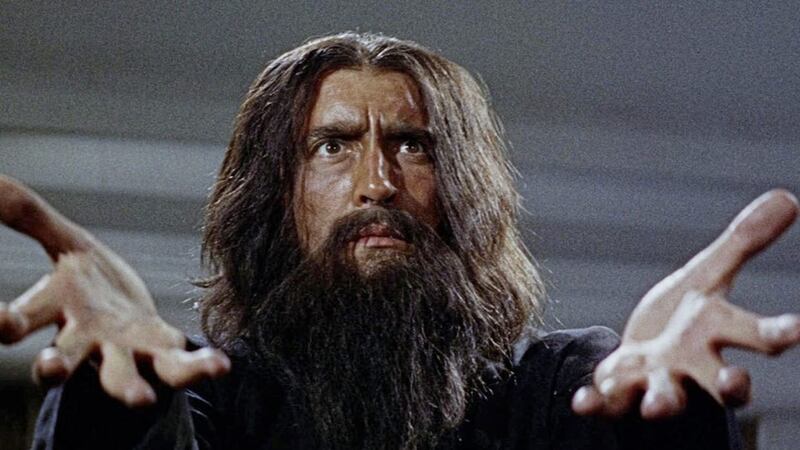 Christopher Lee plays the titular role in Rasputin The Mad Monk 