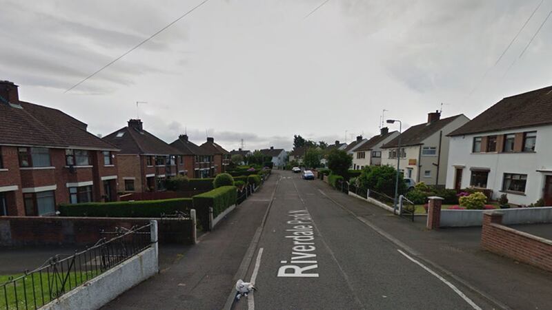 The man was found dead in the Riverdale Park North area of west Belfast. Picture: Google Maps