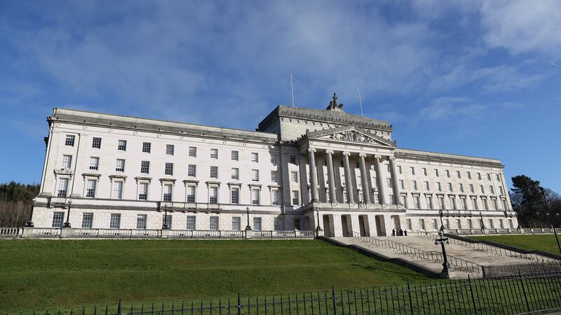 A general view of Parliament Buildings in the Stormont Estate area