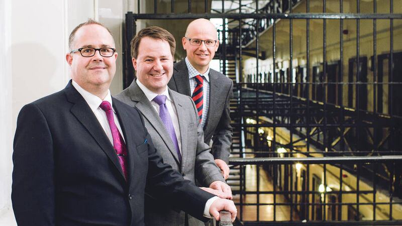 Launching the new cyber crime unit are Grant Thornton partners Mike Harris (cyber security services), Paul Jacobs (forensic investigations) and Richard Gillan (partner in charge) 