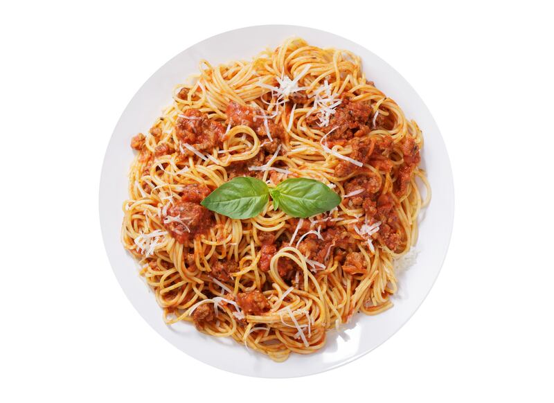 Spaghetti bolognese is a good option for brain food