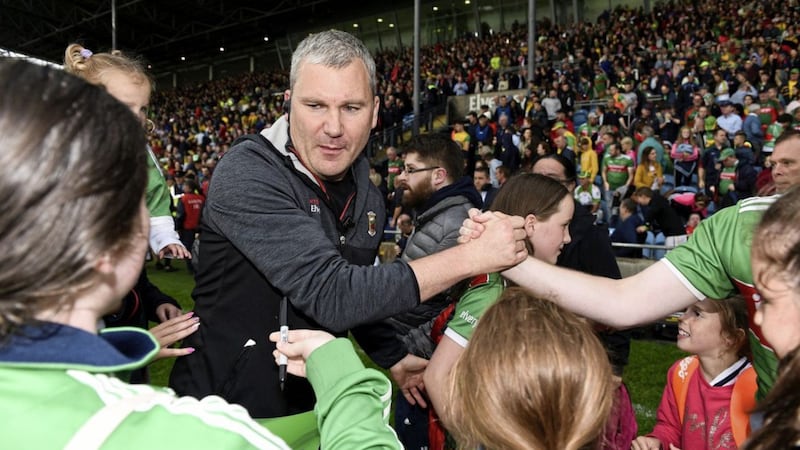James Horan enjoyed the moment with supporters after last week&#39;s victory over Donegal, but he will have had Dublin on his radar from the day and hour he returned to the Mayo hotseat. Picture by Sportsfile 