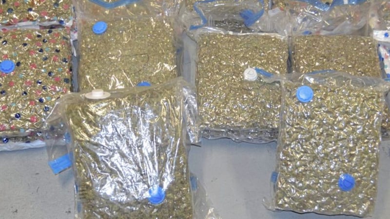 Police seized cannabis with an estimated street value of &pound;510,000.  