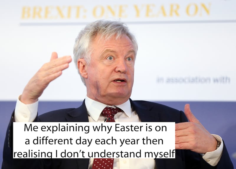 Brexit secretary David Davis explains Easter date