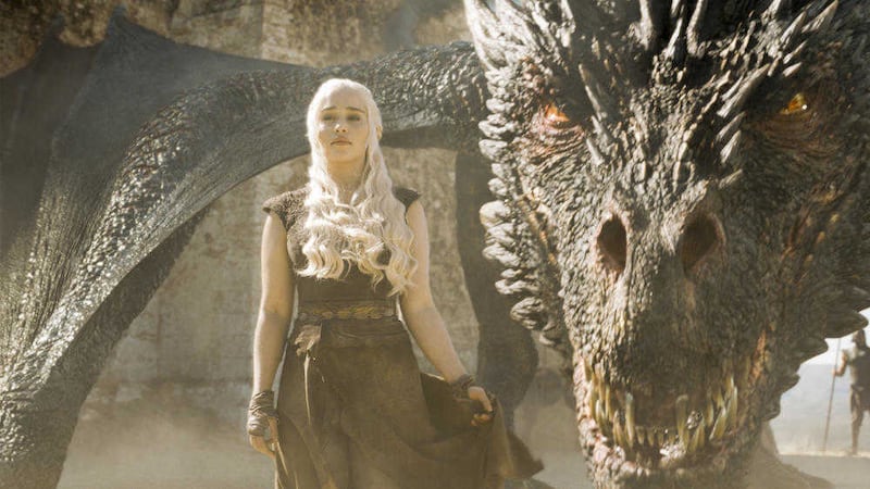 Hit TV drama series Game of Thrones will conclude after Season eight in 2018. Pictured is Emilia Clarke who plays Daenerys Targaryen in the show. Picture by HBO/Press Association